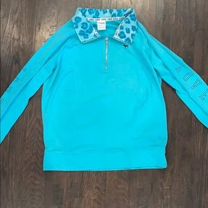 Pink Victoria Secret Light Blue Sport Jacket